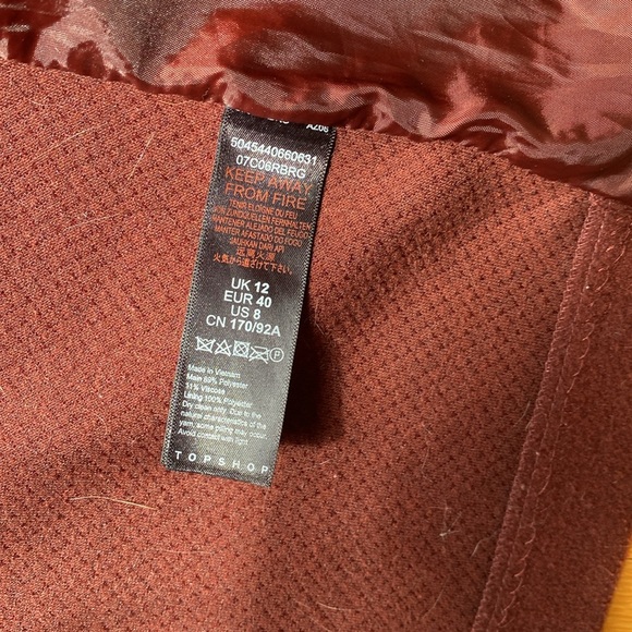 Topshop Fall Coat - Picture 3 of 3